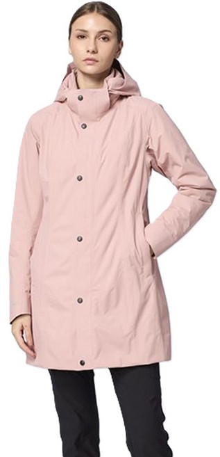 中長版連帽外套 舒適保暖 簡約時尚 多口袋設計 修飾身形