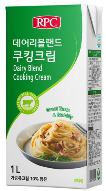 RPC 리치 데어리블랜드 쿠킹크림 박스 (1L x 12개입), 1L, 12개