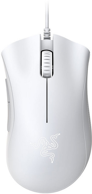 레이저코리아 데스에더 에센셜 화이트 유선 게이밍 마우스 Razer Deathadder Essential White, 테온셀 레이저코리아 데스에더 에센셜 게이밍 마우스 화이
