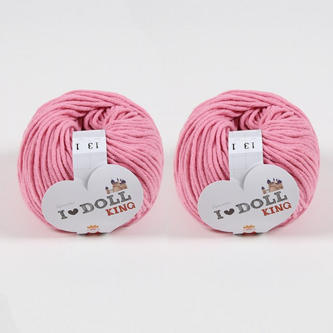 [앵콜스] IDOLL 아이돌킹(2볼세트) (10개+1개덤) 소품실 블랭킷 실 인형실, King13 인디분홍
