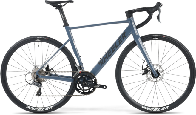 휠러 칠리 ALR 시마노 클라리스 입문용 가성비 디스크 로드자전거 추천 일체형 핸들바 풀인터널 입문급, BLUE GRAY, 1개, 180cm