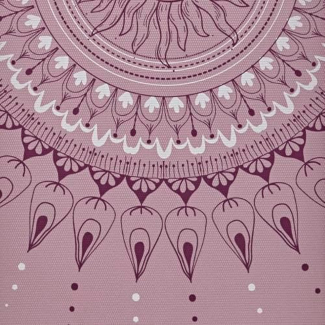 가이암 프린트 요가 매트 미끄럼 방지 운동 및 모든 유형의 필라테스 바닥 운동을 위한 피트니스, Here & Now Dusty