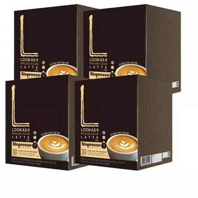 루카스나인라떼50T x 4개입(1box), 1박스, 200개입