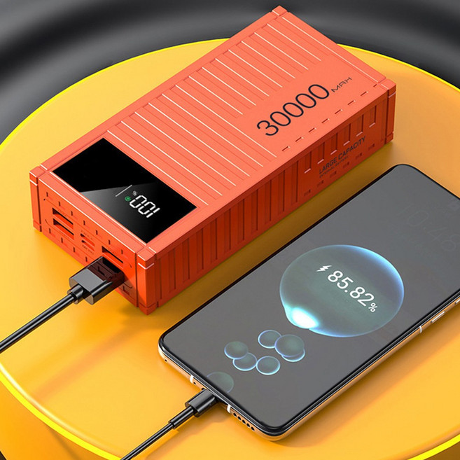 montero 보조 배터리 66W 초고속 충전 30000mAh 대용량 여행 출장 가정에서, 블랙, m-1230