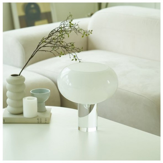 스피아노 페블 단스탠드 SS-3630S, 화이트 + 투명