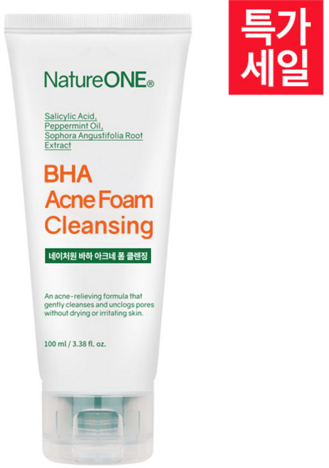 네이처원 1+1 바하 아크네 폼클렌징, 2개, 100ml
