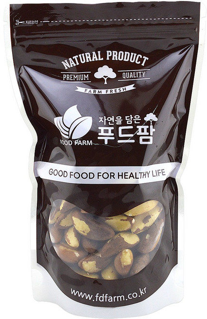 푸드팜 브라질너트 완태, 500g, 1개