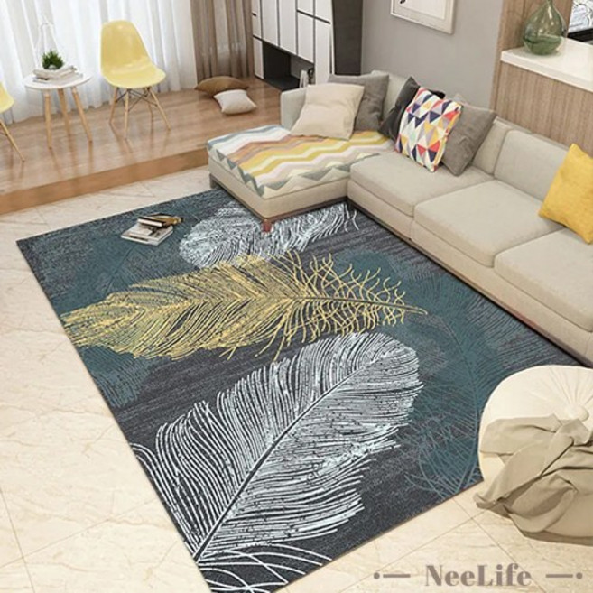 니라이프 북유럽 모던 거실 러그 특대형 사계절 침실 러그