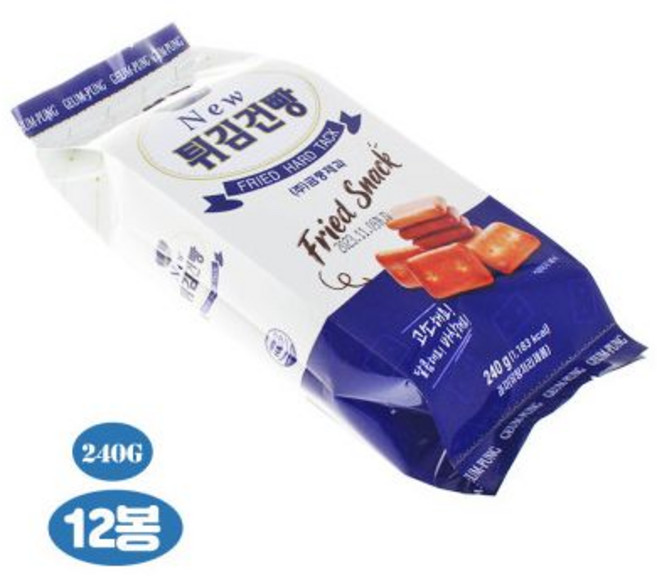 [캔디마을] 금풍 튀김건빵 250X12봉, 240g, 12개