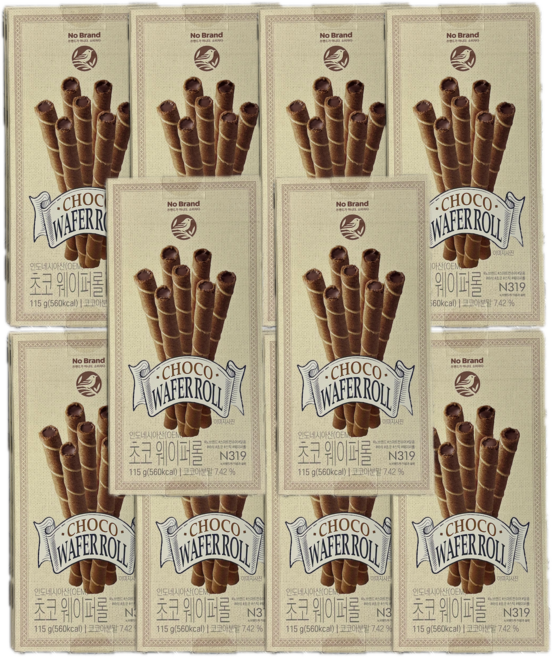 노브랜드 초코 웨이퍼롤, 115g, 10개