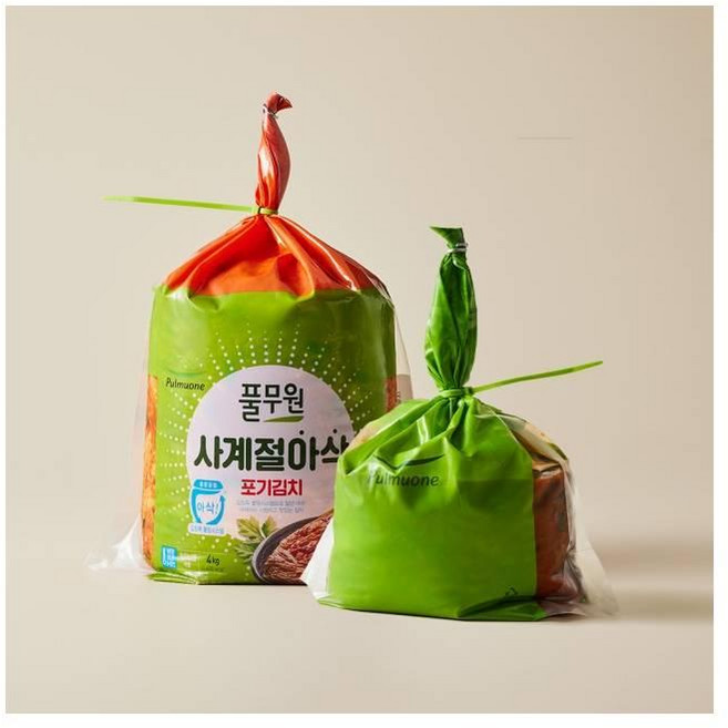 풀무원식품 사계절아삭포기김치4kg+열무김치2kg, 5개