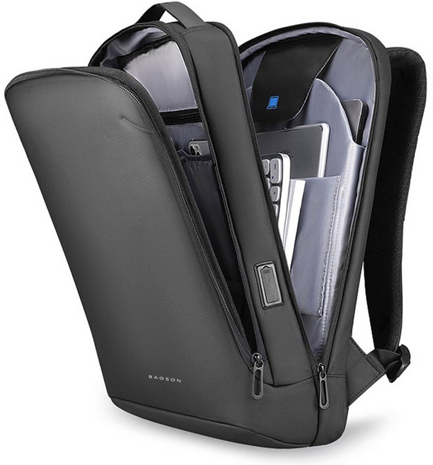 BAGSON 남자 직장인 슬림 백팩 경량 정장 비지니스 노트북 가방 1162