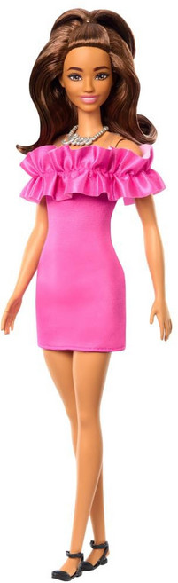 Barbie 바비 패셔니스타 인형 65주년 기념 소장 패션, Ruffle Dress, 1개