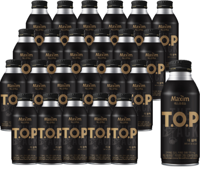 맥심 맥심 TOP 더블랙, 380ml