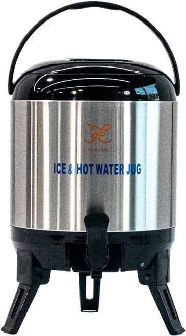 필하이 프미리엄 대용량 보온보냉 스텐물통 특허받은 토출구 워터저그 A타입 6L(실용량 5.8L), 실버, 5.8L, 1개