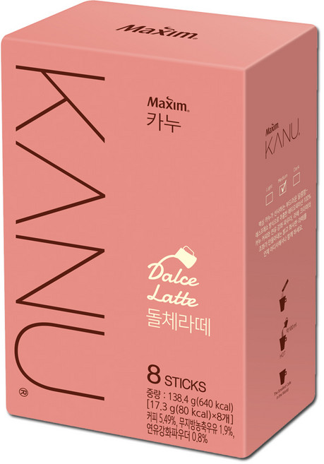 카누 돌체라떼 17.3gx8T, 17.3g, 8개입, 1박스