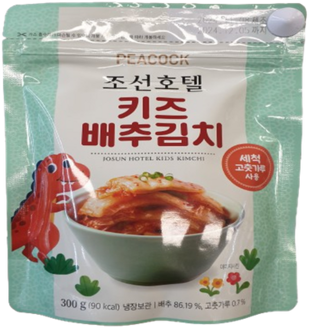 조선호텔 키즈 배추김치, 1개, 300g
