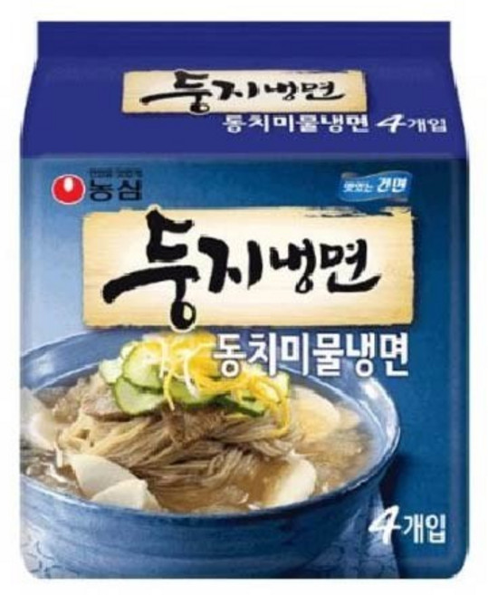 농심 둥지 동치미 물냉면 161g, 6개