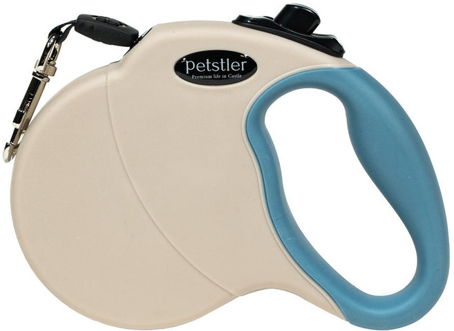 페슬러 반려견 자동 리드줄, 코코아 베이지, 1개