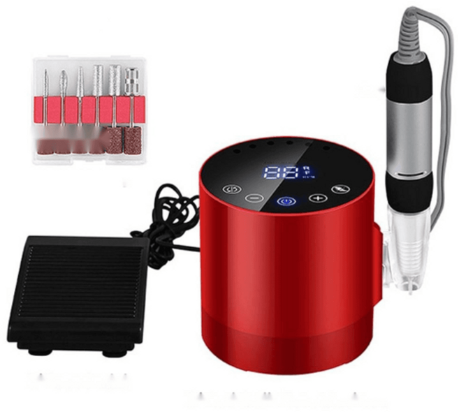 전동 네일드릴 손톱 발톱 정리기 밀링 키트 셀프관리, 1개