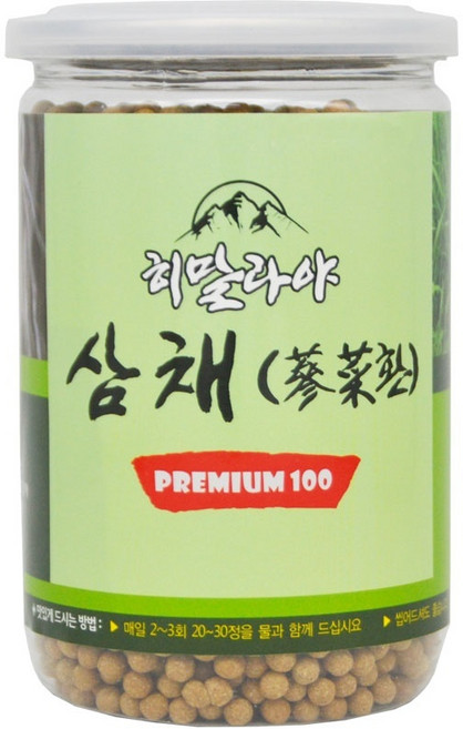 삼채환 알리움 삼체 천연 식이 식용 유황 가루 환 사포닌 미네랄 무릎 발목 연골 건강환, 1개, 300g