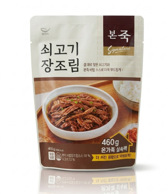 본죽 시그니처 쇠고기 장조림, 1개, 460g