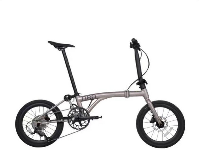 자바 네오3 16인치 트라이폴드 시마노 9단 유압 디스크 미니벨로, B. 티타늄, 1개