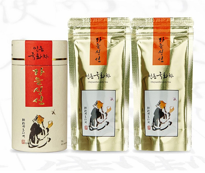 안동 국화차 30g 꽃차 침출차 국산차 전통차 국화꽃차, 15g, 2개입, 1개