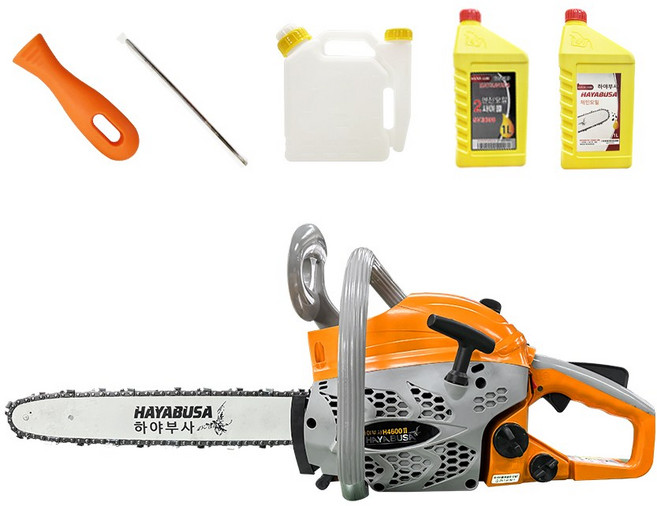 하야부사 엔진톱 H4600 40cm 사은품증정 배기량41cc 일제카브레다, 1개