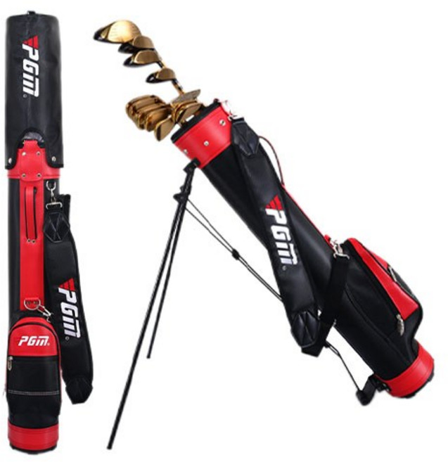 PGM 경량 골프 스탠드 하프백 남녀공용, 레드