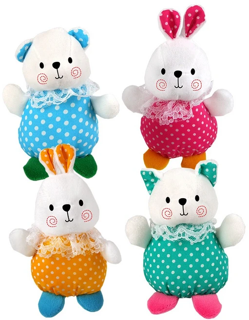 꿈나라 타이니러브 호환 교체용 컬러인형, 곰토끼 컬러인형4개 - 쿠팡