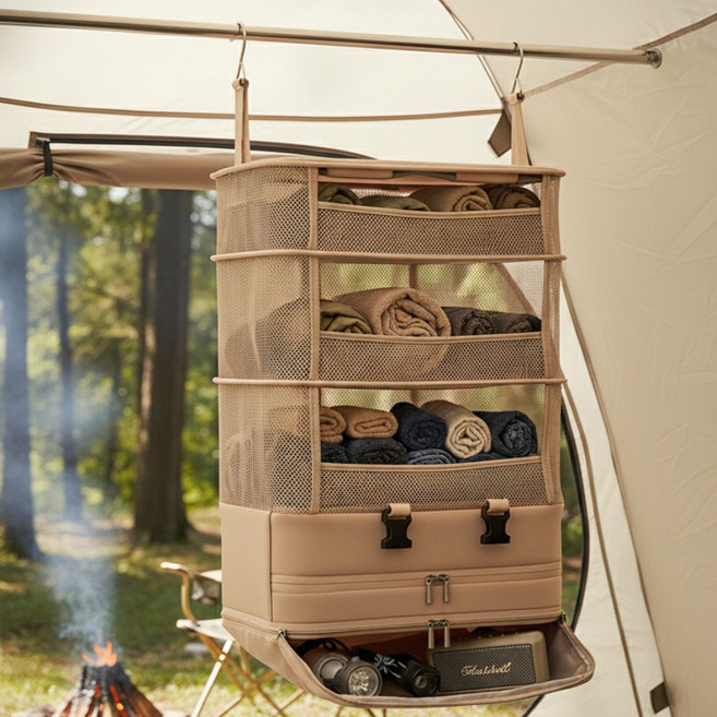 ALSOON. 여행용 압축파우치 걸이형 폴딩백