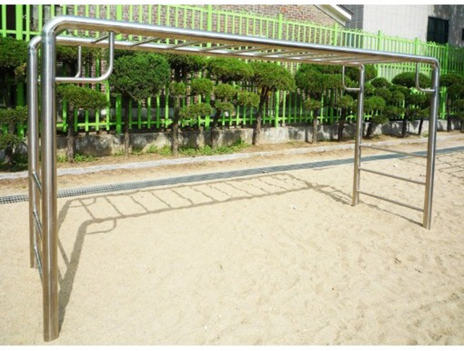 월드스포츠산업 야외놀이터 구름다리 단식 스텐 WDS-C-2A