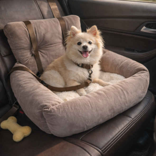 멍담 강아지 카시트 차량용 쇼파 방석, 1개, 연카키