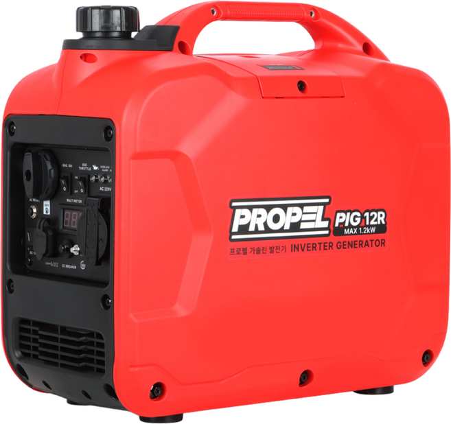 프로펠 인버터 발전기 PIG12R 1.2kw 저소음 엔진 휴대용 소형 캠핑 푸드트럭