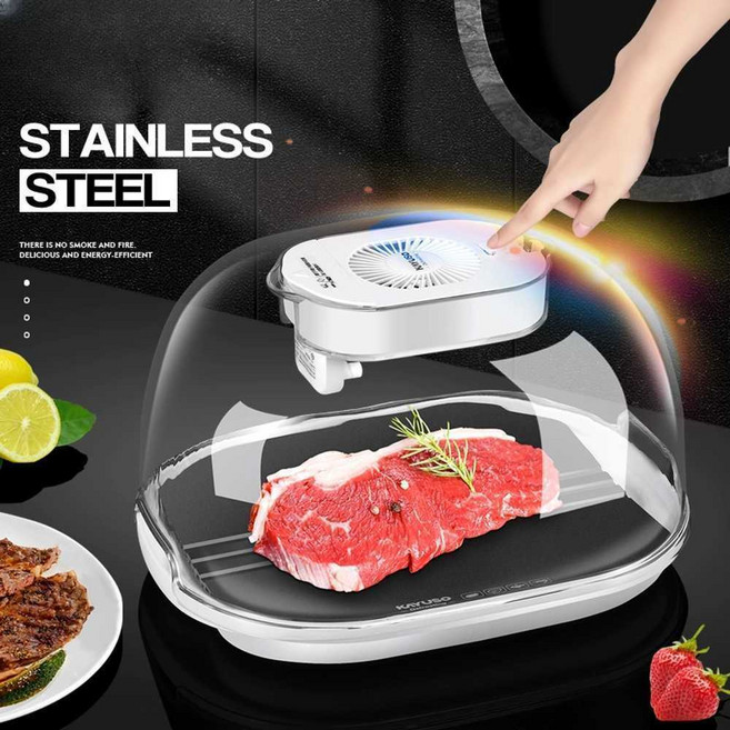 육류 급속 해동기 냉동식품 녹이는 기계 플레이트, (3세대) (샴페인골드) 신선해동