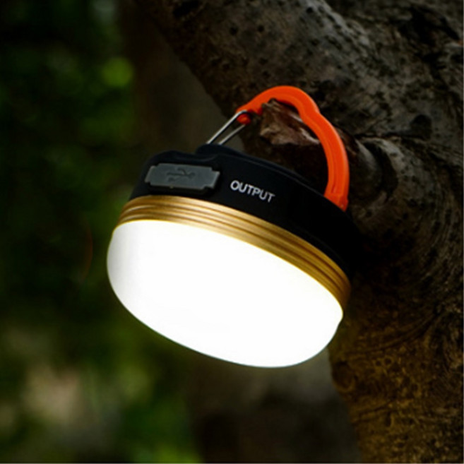 휴대용 방수 캠핑전등 실내등 건전지 랜턴 자석 걸이형 led텐트조명, 1개