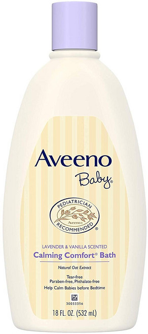 아비노베이비 카밍 컴포트 배스 라벤더 & 바닐라, 532ml, 1개