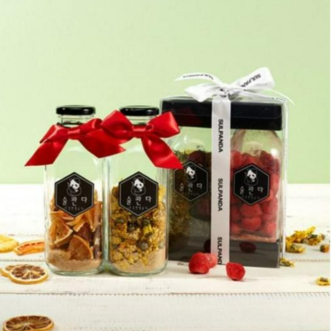 담금주키트 DIY칵테일만들기 새해선물 승진선물 기념일선물 집들이선물 파티선물 완벽한선물포장 술선물 500ml 2병 리본포장, 야관문, 무화라임