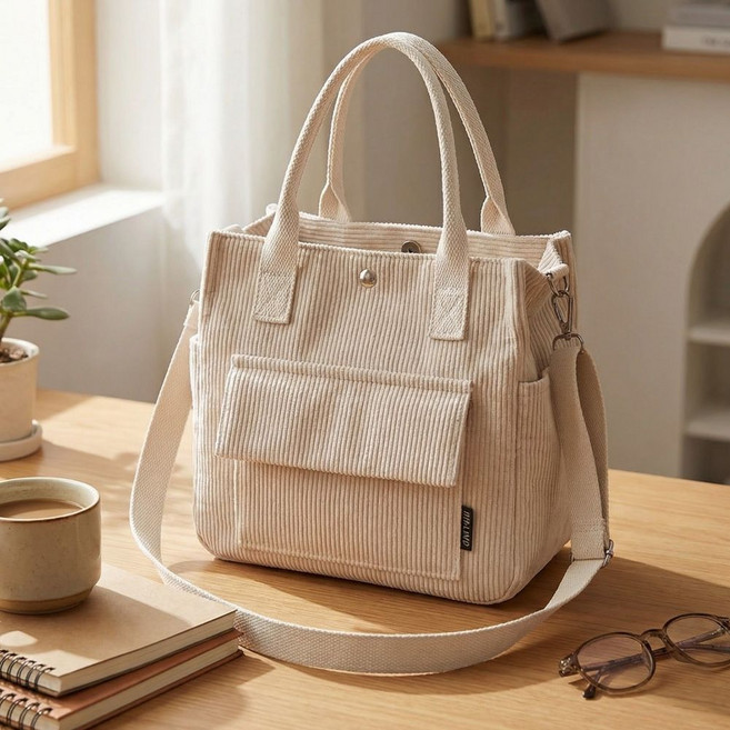 벨라킨 코듀로이 미니 골지 데일리 가방