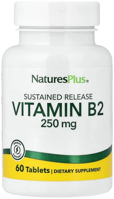 네이쳐스 플러스 비타민 B-2 250 mg 60 태블릿, 1개, 60정 - 쿠팡