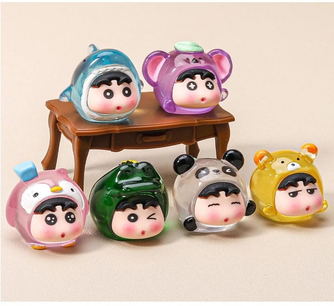 야광 짱구 6종세트, 1개