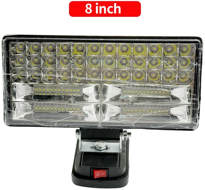 Makita 18V 리튬 이온 배터리 BL1430 야외 손전등 비상 조명 듀얼 USB에 대 한 무선 LED 작업 스포트라이트, [01] 옵션1