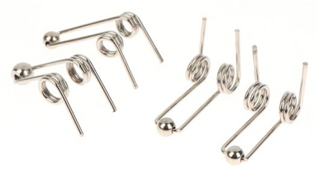 컬링 아이언 교체 더블 리턴 비틀림 스프링 헤어 로드 액세서리 와이어 직경 1 2mm 24 30mm 2