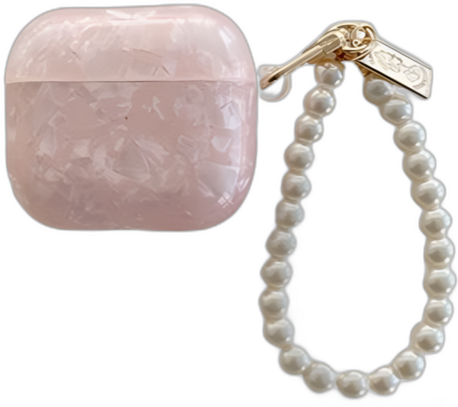 키키야 데일리 무드 컬렉션 에어팟케이스, 1개, 마블 핑크 에어팟케이스, 3세대