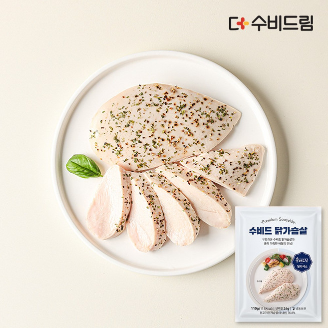 수비드림 수비드 닭가슴살 딜리셔스, 110g, 1개
