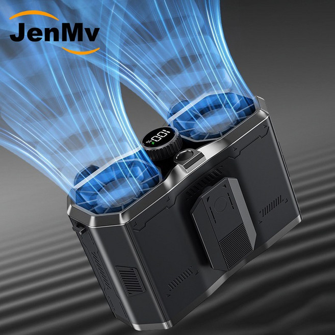 JENMV 허리선풍기 무선선풍기 휴대용선풍기8000mAh/15000mAh 허리걸이선풍기 캠핑용 목걸이 등산용 미니선풍기 강풍 충전식 아웃도어 선풍기, 15000mAh