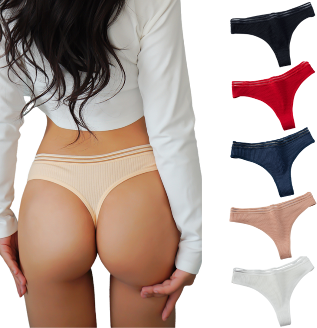 NOAEL 순면 입문용 티팬티 5종세트