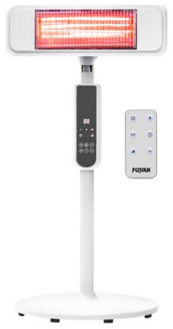 후지카 사무실 업소용 근적외선 스탠드 전기 히터 FU-4885(리모컨형)
