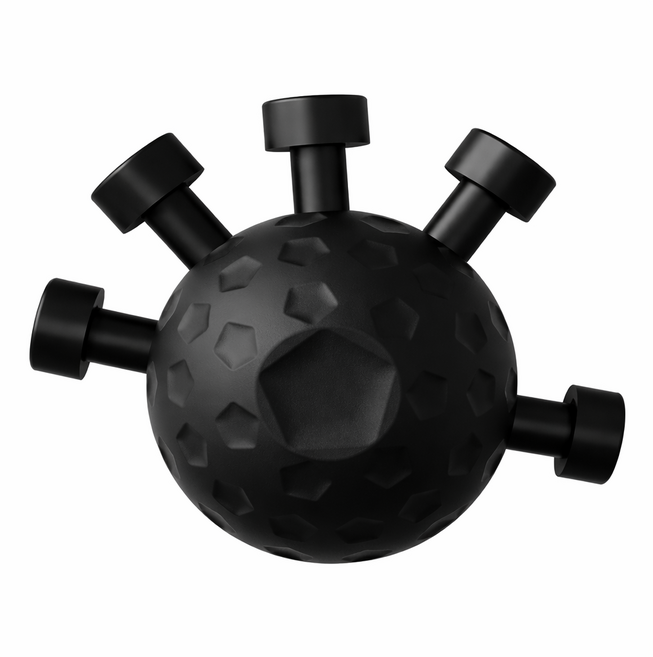 소소무역 손가락 악력기 핸드그립, 1개, 매트블랙